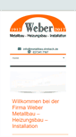 Mobile Screenshot of metallbau-drebach.de